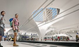Digitaler Knoten Stuttgart (Copyright: Deutsche Bahn AG / agentur plan b Videographics) Digitaler Knoten Stuttgart (Copyright: Deutsche Bahn AG / agentur plan b Videographics)
