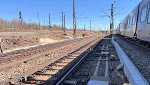 Begehung vor Ort: Fachplaner:innen prüfen Abweichungen von den Planunterlagen (Copyright: DB InfraGO AG/Digitale Schiene Deutschland) 