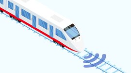 The Grafik depicts a train driving highly automatic