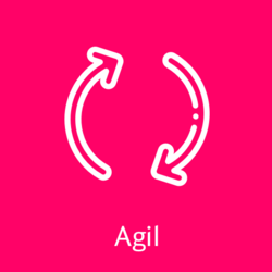 zwei Peile welche einen Kreis bilden