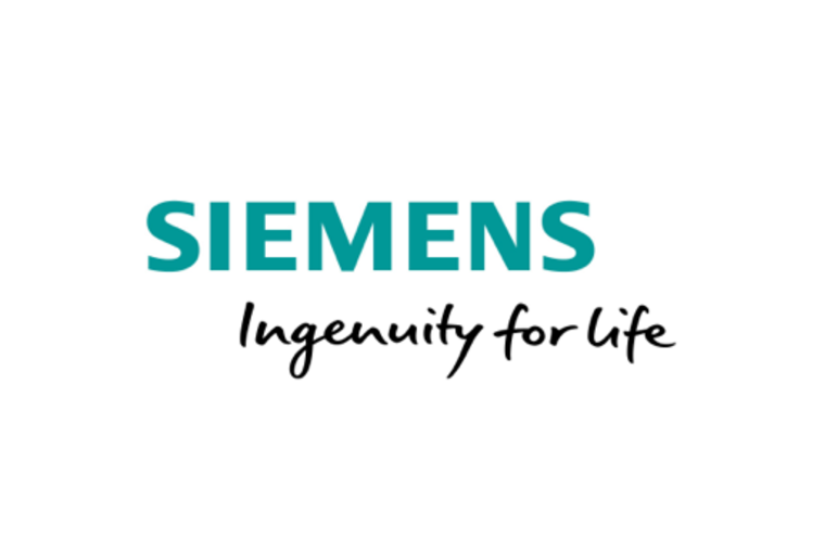 The graphic shows the logo of Digitale Schiene Deutschland partner Siemens Mobility GmbH