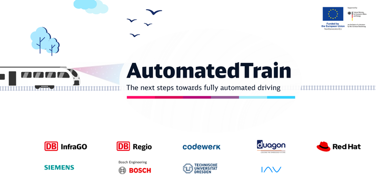 Lettering: AutomatedTrain: The next steps towards fully automated driving