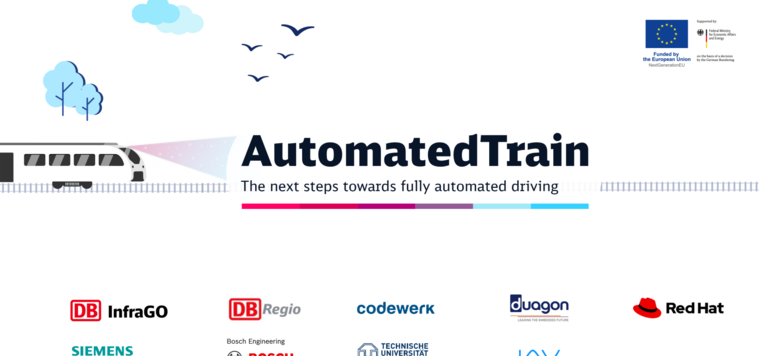Lettering: AutomatedTrain: The next steps towards fully automated driving Lettering: AutomatedTrain: The next steps towards fully automated driving