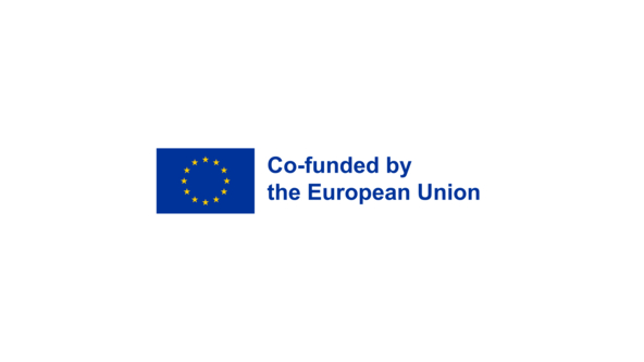 The graphic shows the EU logo and indicates co-financing by the European Union.