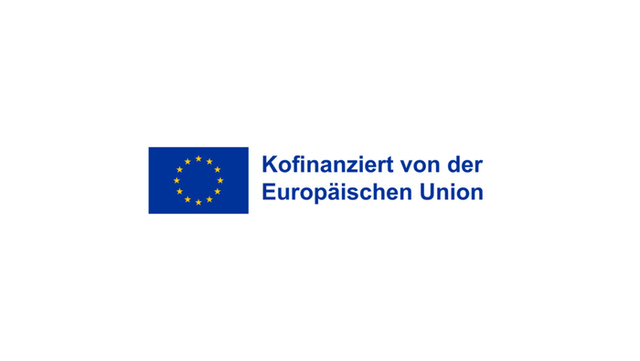 Die Grafik zeigt das Logo, das aufzeigt, dass das Projekt EU-kofinanziert ist