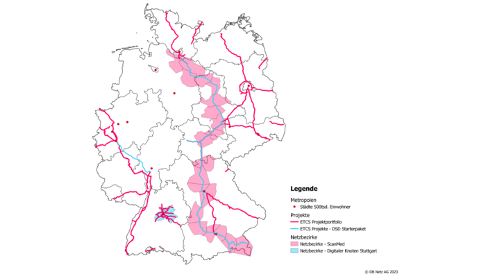 ETCS-Projektportfolio der Digitalen Schiene Deutschland (Copyright: DB Netz AG)
