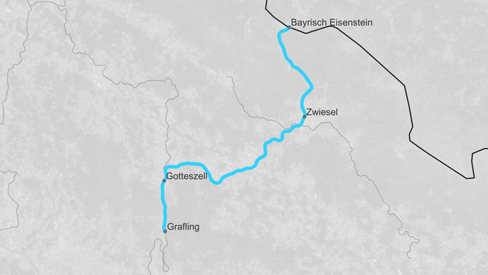 Route map SLP Zwieseler Spinne (Copyright: DB InfraGO AG, Digitale Schiene Deutschland)